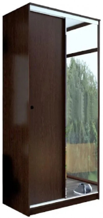 Шкаф-купе Альянс 1000 (Венге / дуб беленый)