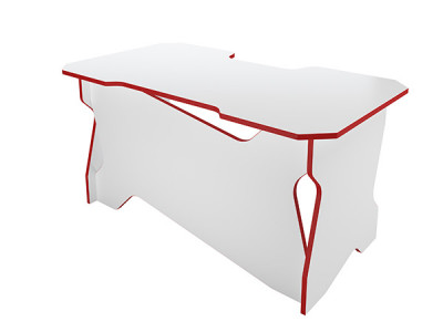 Игровой компьютерный стол RVG Белый/Красный 140