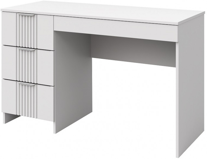 Стол письменный "Харди" - Белый текстурный/Ясень белый