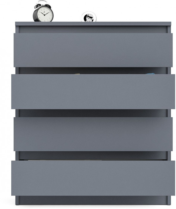 Мори Комод МК800.4, цвет графит, ШхГхВ 80,4х41х94 см.