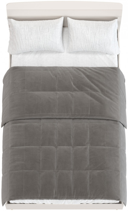 Афина Спальня 4-22905М1к.с. Кровать 1200, кашемир серый