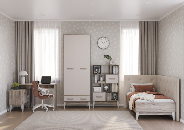 Кровать 90х200 с проложками Скандика