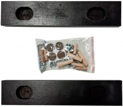 Два стула Мебель--24 Гольф-11 разборных, цвет венге, обивка ткань руми 812/8, ШхГхВ 40х40х100 см., от пола до верха сиденья 47 см.