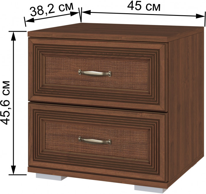 Ливорно Тумба прикроватная ЛТ-20 орех донской