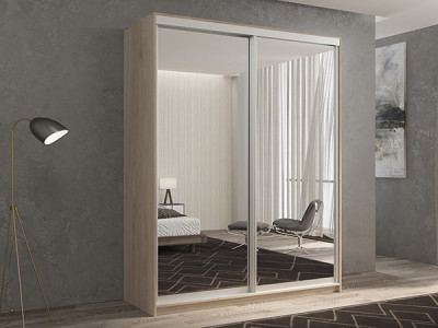 Шкаф-купе Кааппи 1 Кастелло Серый 160х60х230 см