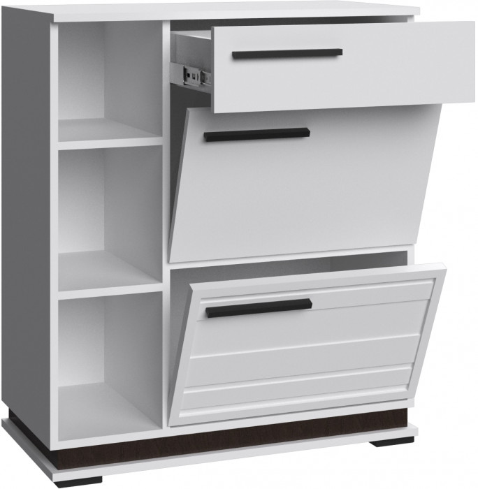 Модена Прихожая, композиция 1, Белый/венге