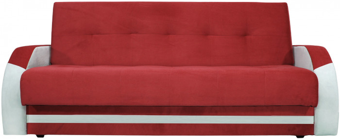 Диван-книжка Феникс 140 красный, пружинный блок Боннель