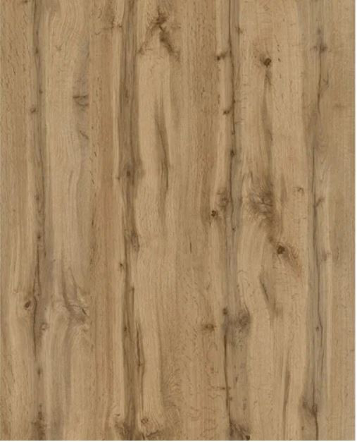 Кухня Призма 1 м дуб крафт золото/мокко суперматовый (столешница -дуб вотан)