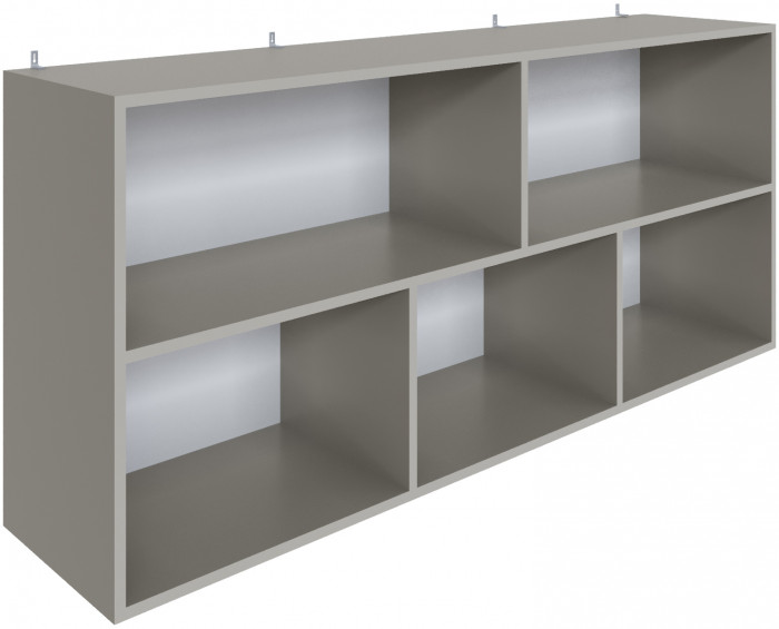 Полка навесная (открытая) Мадрид ПНО-4 (1,5) кашемир