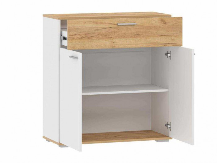 Прихожая Санти-1 Белый/Дуб крафт золотой