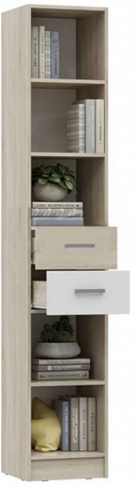 Мартина Стеллаж с ящиками (Крафт / Графит)