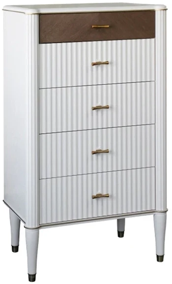 Тумба высокая "Тиволи" - Латте (лак)