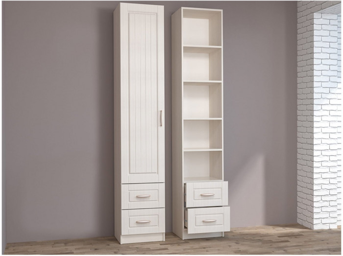 Модульная Прихожая Иннэс 6 МДФ (Сандал белый)