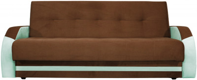 Диван-книжка Феникс 120 коричневый, пружинный блок Боннель