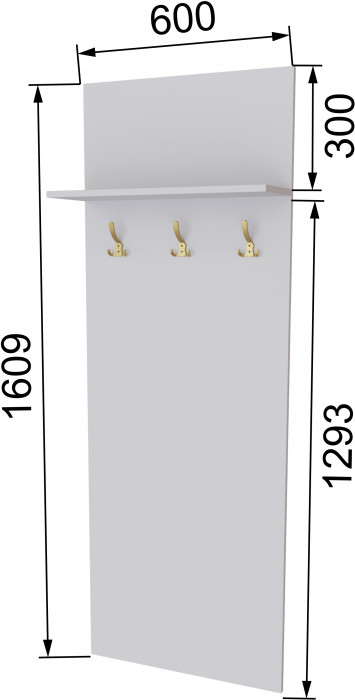 Толедо Вешалка ТВ-30 белый