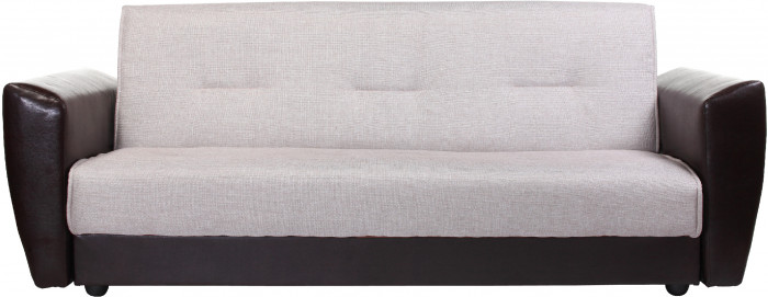 Диван книжка Амстердам 120 рогожка бежевая, пружинный блок Боннель