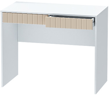 Столик туалетный "Иннэс-7", Белый/Тирамису матовый