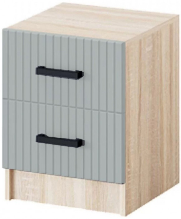 Модульная спальня Карина-6 МДФ, композиция 2 (Фисташка, Дуб Сонома)