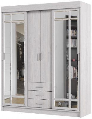 Андрей-1 шкаф-купе (1700*2100*580 мм) анкор/анкор