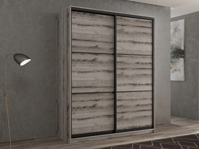 Шкаф-купе Кааппи 4 Эвок Окаменелый 130х60х230 см