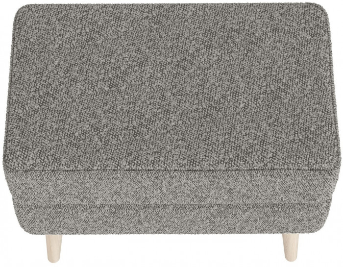 Банкетка 6-5138ТКШтем.серый Тифани, ткань тёмно-серая