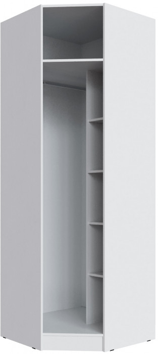 Шкаф угловой Мадрид угол скос, Белый