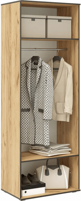 Норд Композиция Шкафов с антресолями + Терминал, Дуб крафт/Дуб крафт