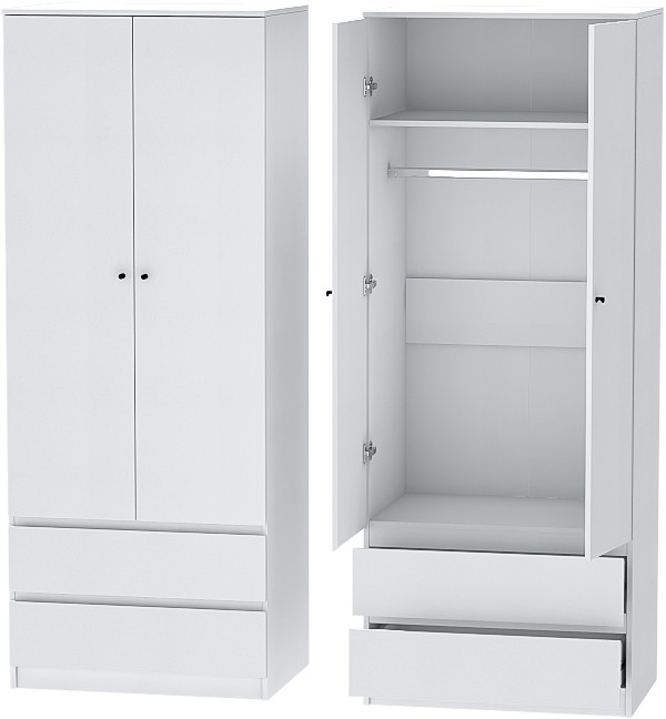 Модульная Прихожая Кэт-1, набор 5, Белый/Белый