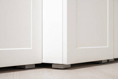 Остин Прихожая 54, цвет белый шагрень/дуб крафт золотой, ШхГхВ 360х54,3х229,6 см., универсальная сборка