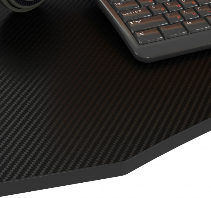 Два игровых стола Мебель--24 GT-2310 + два кресла компьютерных 103 чёрных, цвет чёрный, ШхГхВ 240х60х73 + 59х56х83-94 см.