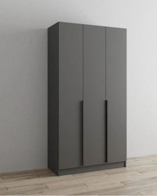 Шкаф Мадрид (1,2) без зеркала графит серый