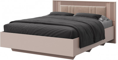 Кровать KING-SIZE 180х200 "Харди" с ПМ - Латте/Ирландский ликер
