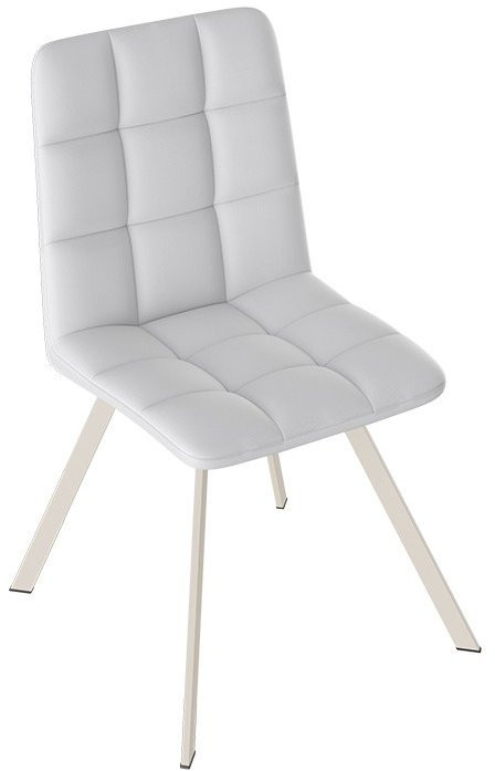 Бруно Стул (паук Т2) (Черный муар матовый/Кожзам Бежевый)