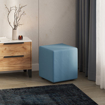 Пуфик "Майнер", Светло-голубой