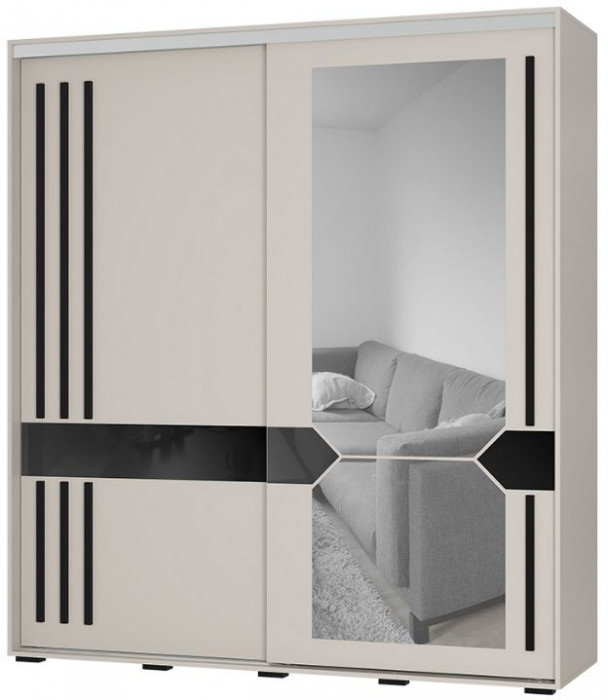 Шкаф-купе "Крафт-9" кашемир