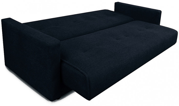 Диван Милан 120 черный, пружинный блок Боннель