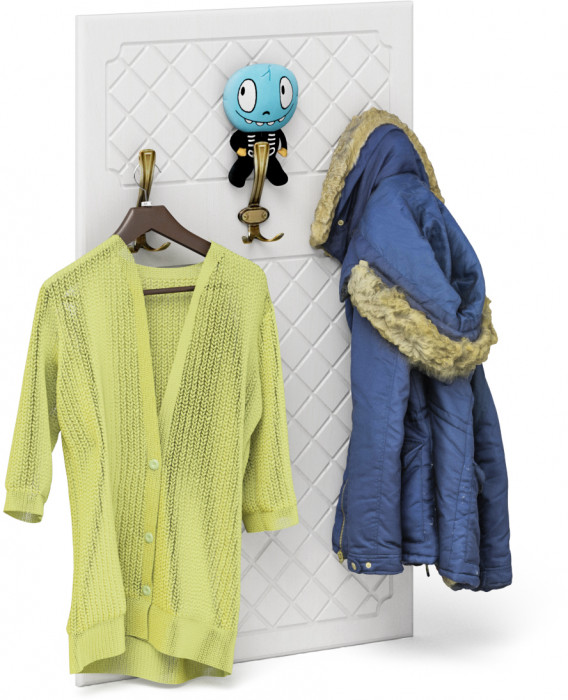 Прихожая П-6 Компоновка № 03, цвет венге/фасады МДФ белое дерево фрезеровка ромб, ШхГхВ 180х35х200 см., универсальная сборка