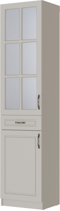 Пенал-витрина Апполия, Кашемир/Сантьяго софт