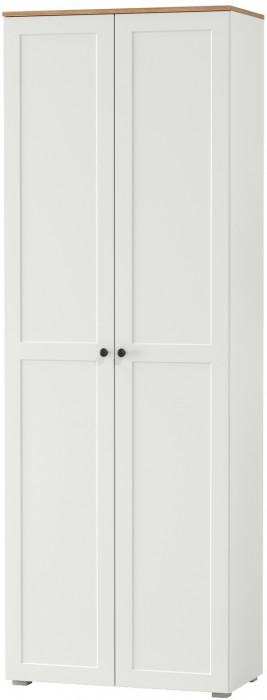 Остин 16.307 Шкаф, белый шагрень/дуб крафт золотой