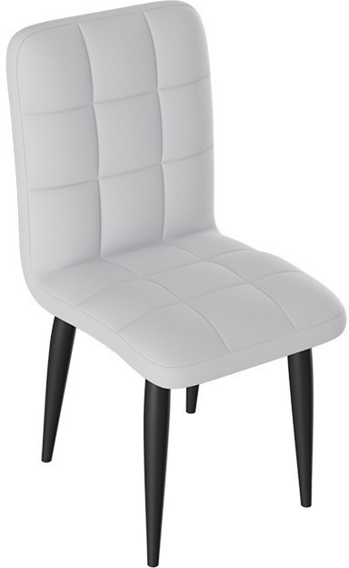 Франк ДП 2-17 Стул (конус) (Графит/Кожзам Серый)