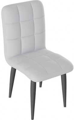 Франк ДП 2-17 Стул (конус) (Графит/Кожзам Серый)