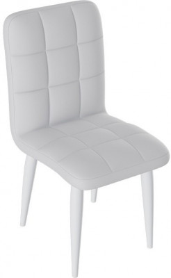 Франк ДП 2-17 Стул (конус) (Графит/Кожзам Серый)