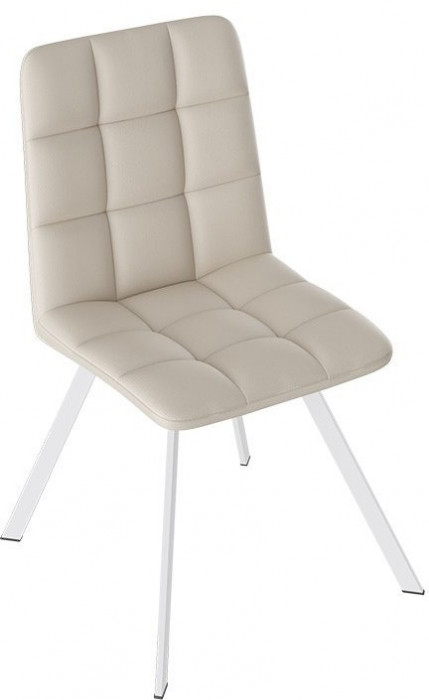 Бруно Стул (паук Т2) (Черный муар матовый/Кожзам Серый)