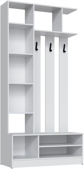 Центральная секция Мадрид (1,1), Белый/Ателье светлое