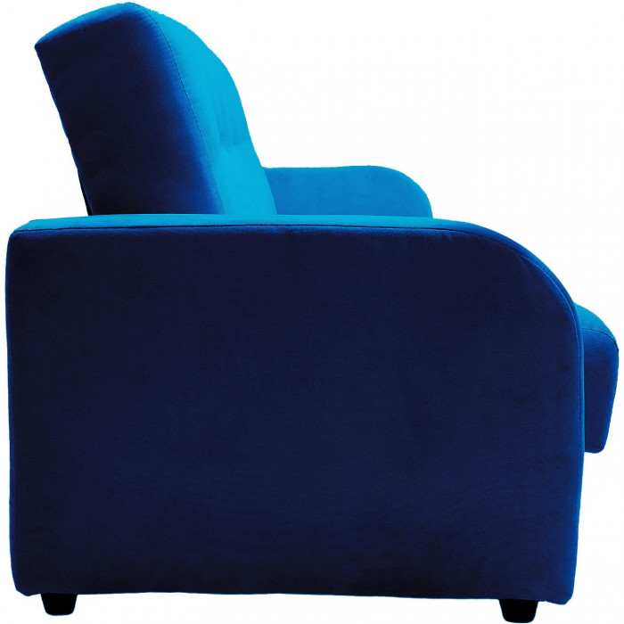 Раскладной диван-кровать, прямой, книжка, цвет серый, велюр, Лондон Люкс 120