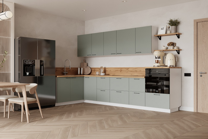 КГ Угловой 1500х3150 (без пм) Эмаль, Олива  Арника РМ