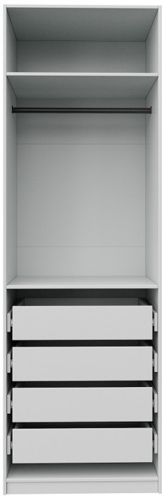 Гардеробная Квадро комплект (750) 4, Белый