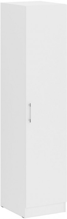 Спальня Стандарт 1-1200, цвет белый, ШхГхВ 123,5х203,5х70 + 135х52х200 см., сп.м. 1200х2000 мм., без матраса, основание есть