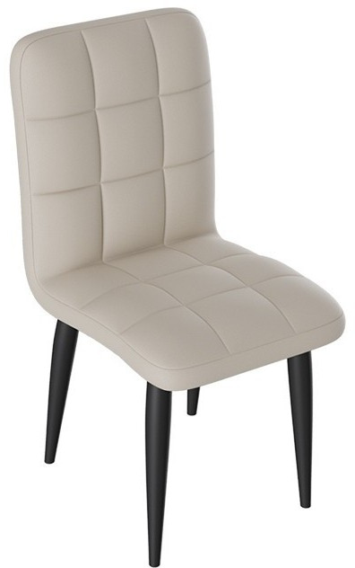 Франк ДП 2-17 Стул (конус) (Капучино матовый/Кожзам Серый)