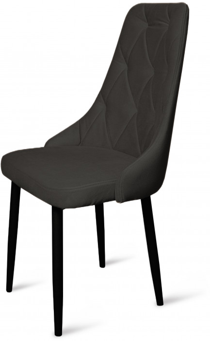 Стул "Граф" черный матовый Томми 22 черный